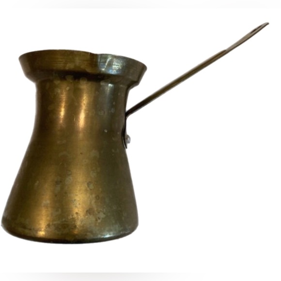 Copper Turkish Coffee Pot with Long Hanging Handle Melting/Pouring Vessel #6 - Picture 3 of 13
